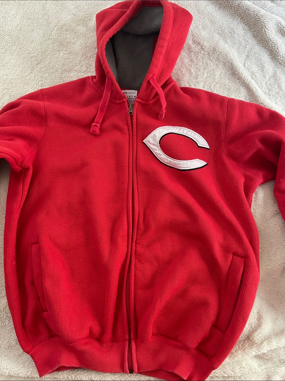Genuine Merchandise Red Thermal Jacket Cincinnati Reds Men’s M